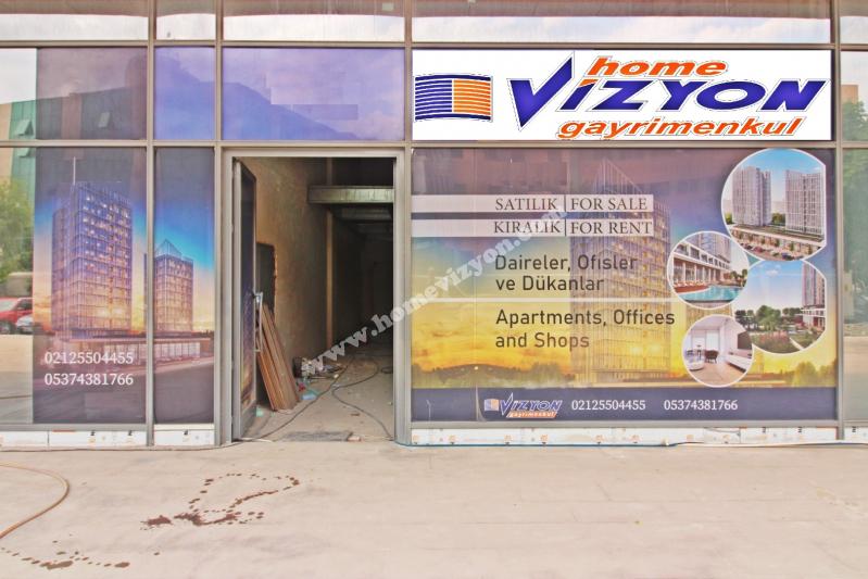 Home Vizyon Bahçelievler Yenibosna Sitede Kiralık Dükkan.-1